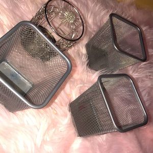 Set of 4 desktop organizers